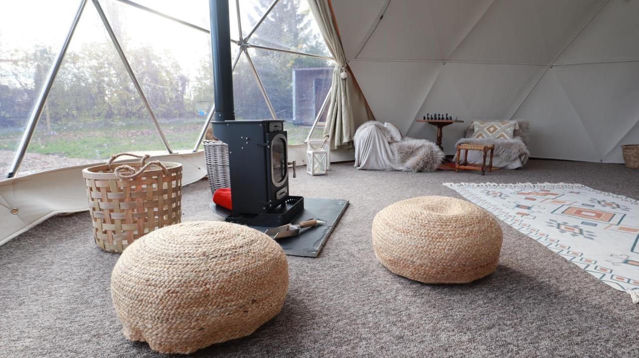 Hotel Luxury Dome With Private Wood-Fired Hot Tub Oxford Exterior foto